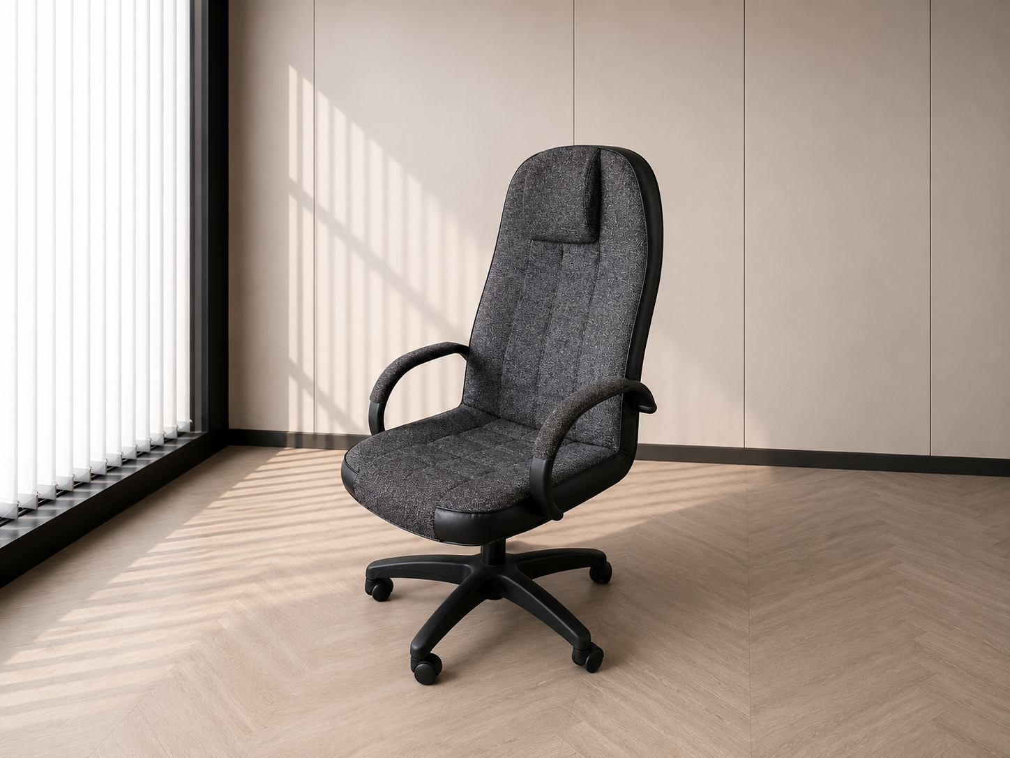 Gray Fabric Office Chair_ELU8SY4YN1