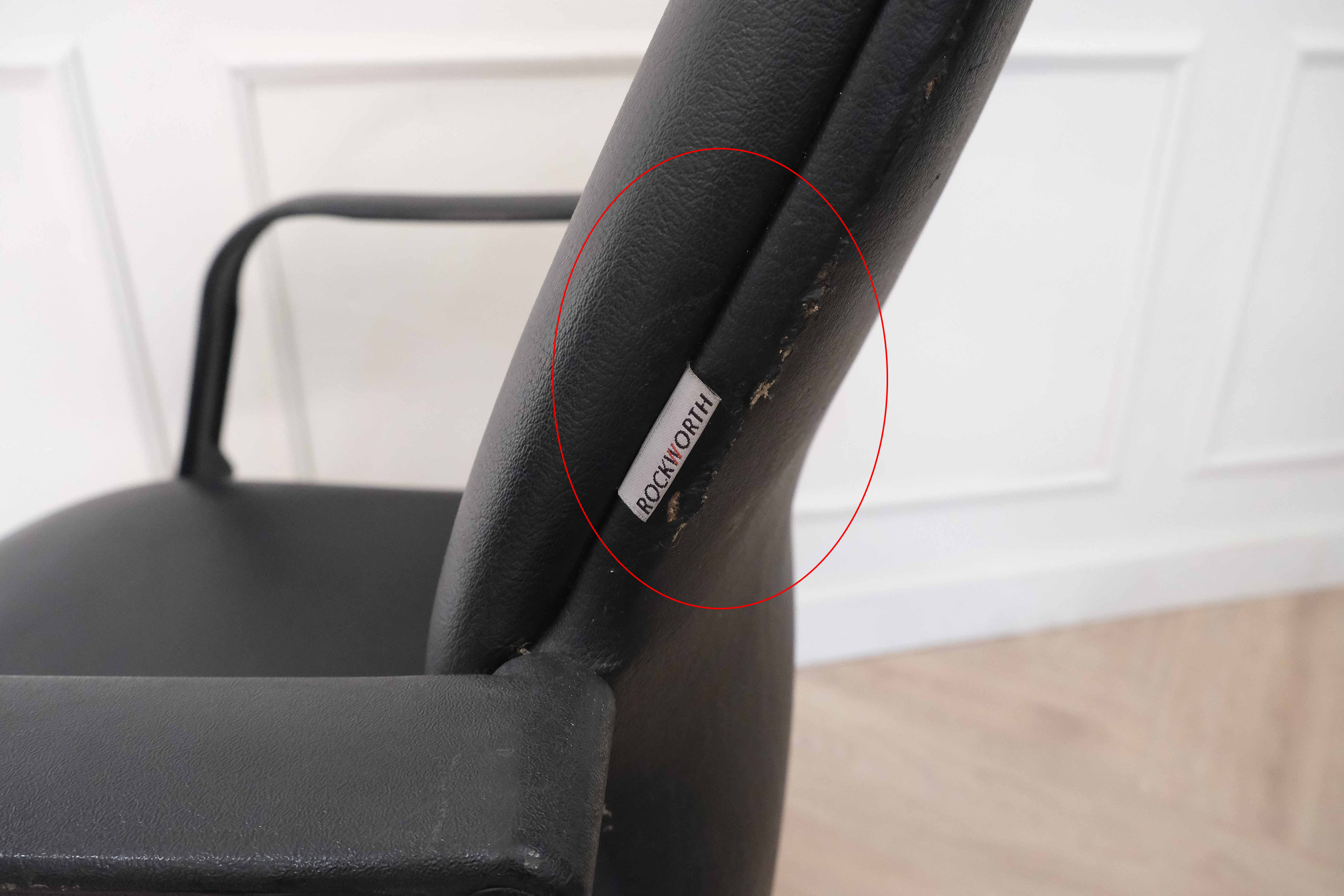 เก้าอี้สำนักงาน เบาะพนักพิงหนัง rockworth (1)