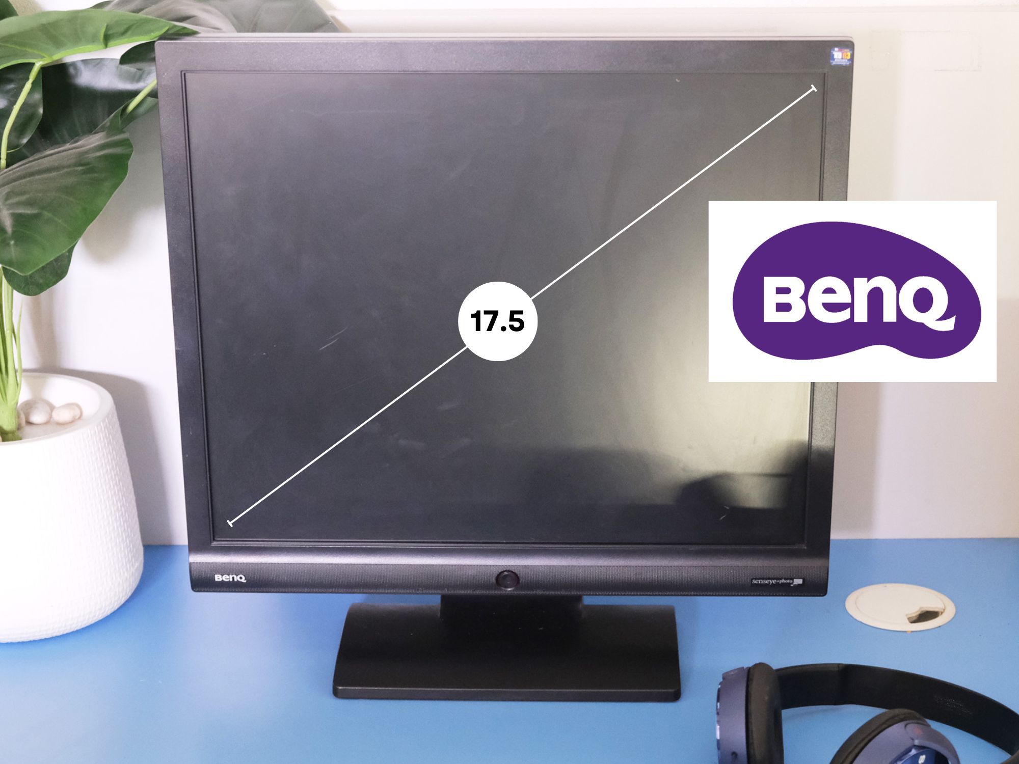หน้าจอคอมพิวเตอร์ BenQ 17.5นิ้ว รุ่น ET-0005-B ใช้งานได้ปกติ (3)