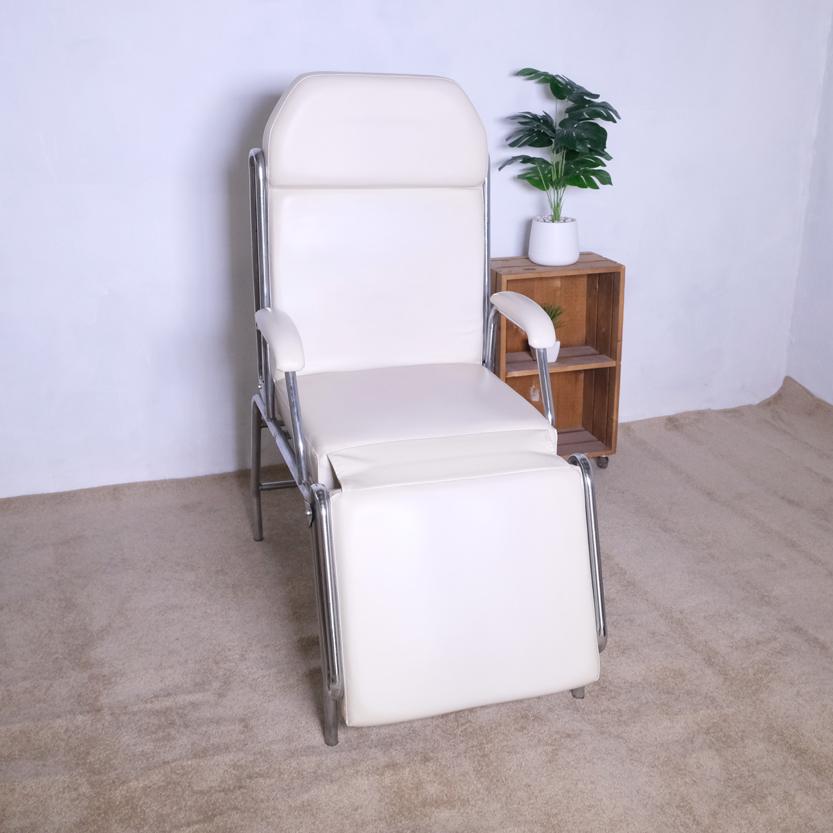 เตียงนวดพับโครงเหล็ก เตียงสักคิ้ว เตียงนวดสปา เตียงเสริมสวยลดราคา (4)