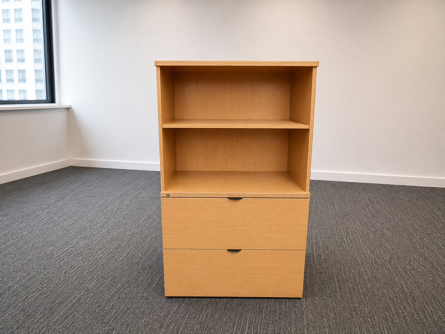 Storage cabinet with 2 drawers