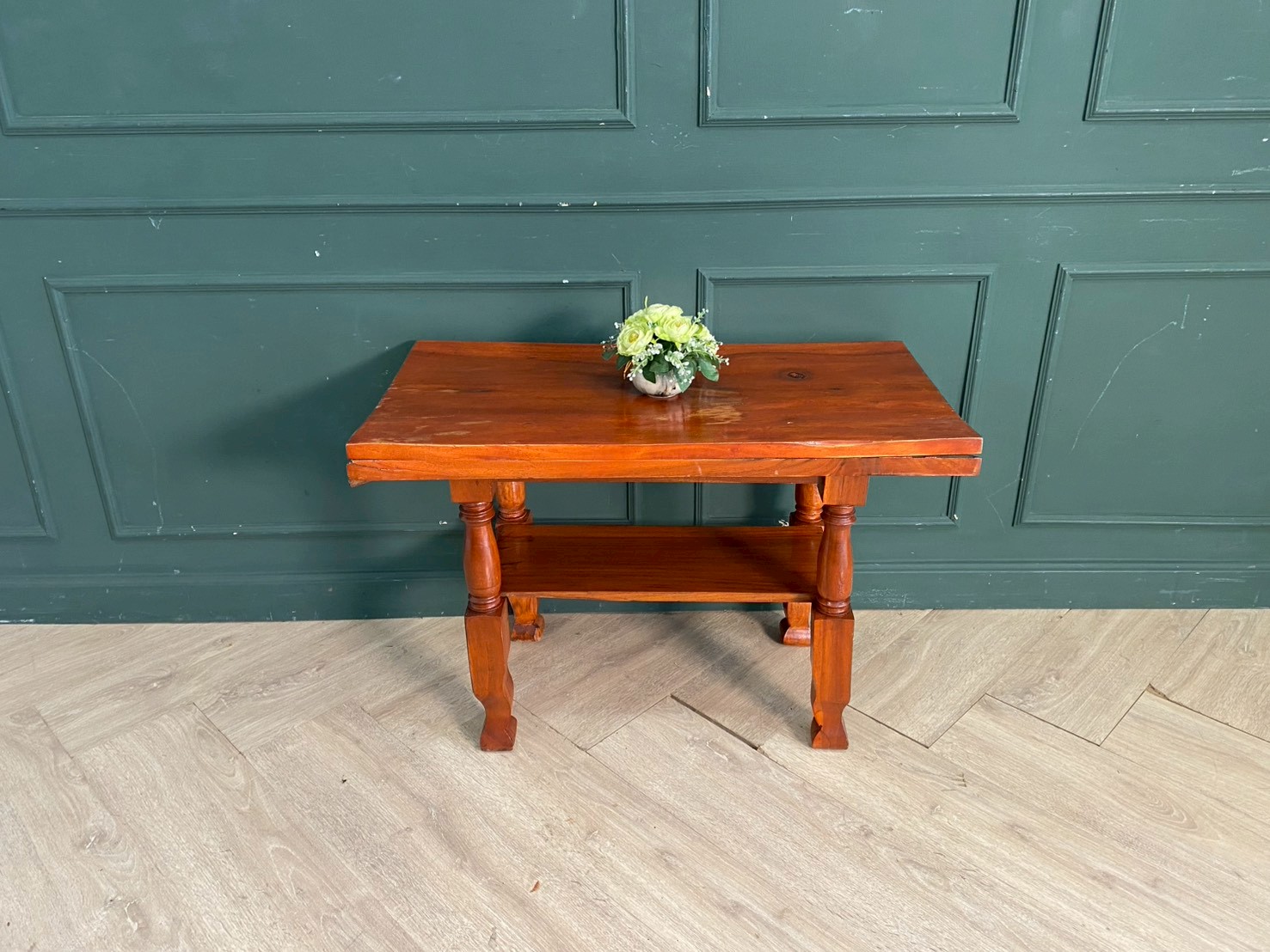 Wooden coffee table, 82 cm wide