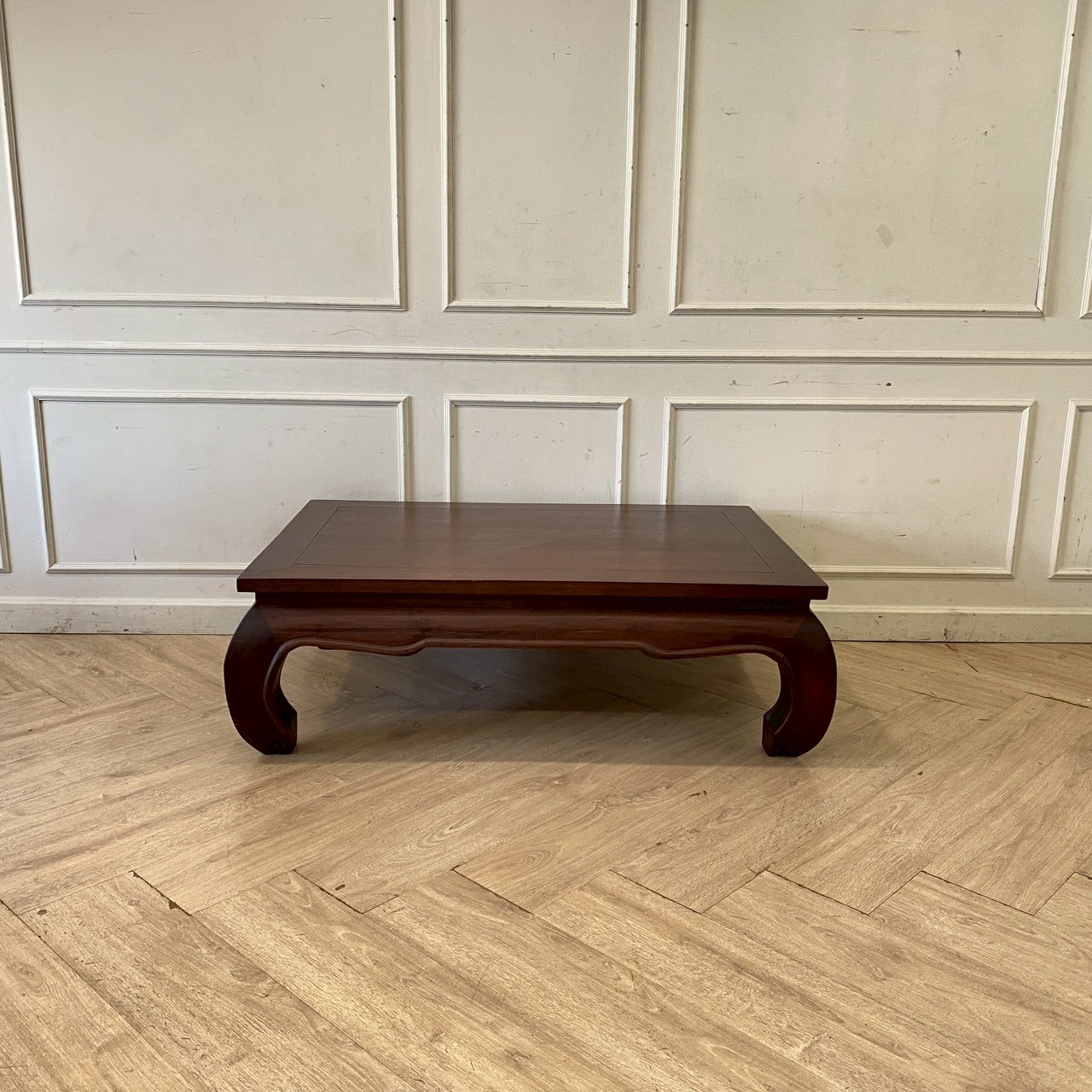 โต๊ะกลางไม้สัก กว้าง 120 cm