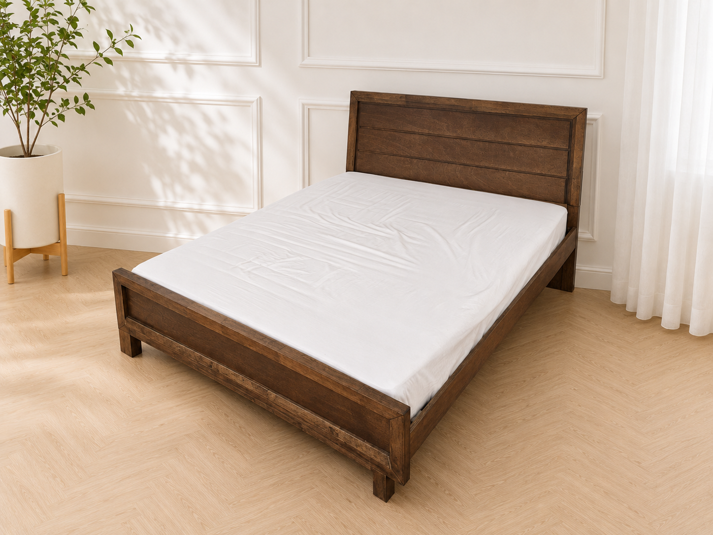 ที่นอน 5 ฟุต สีขาว ยี่ห้อ IKEA รุ่น morgedal (1)