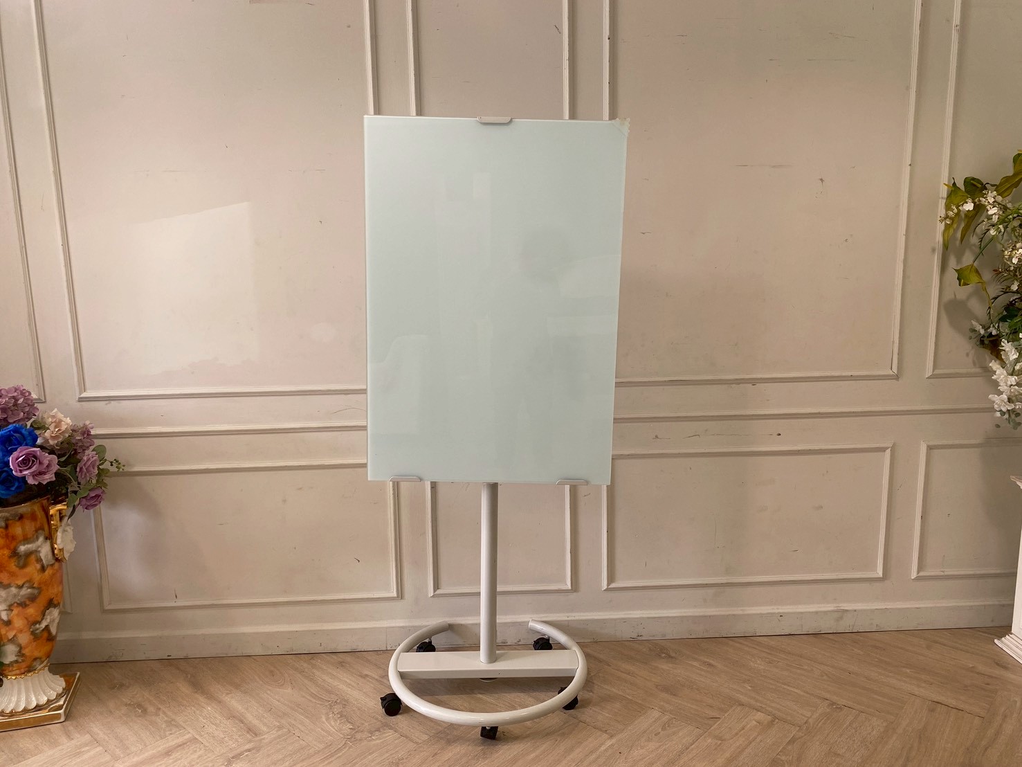 MOUNITAIN GR-700A 带轮玻璃翻页白板