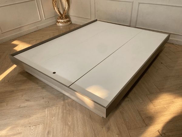 5脚床，木质框架，灰色