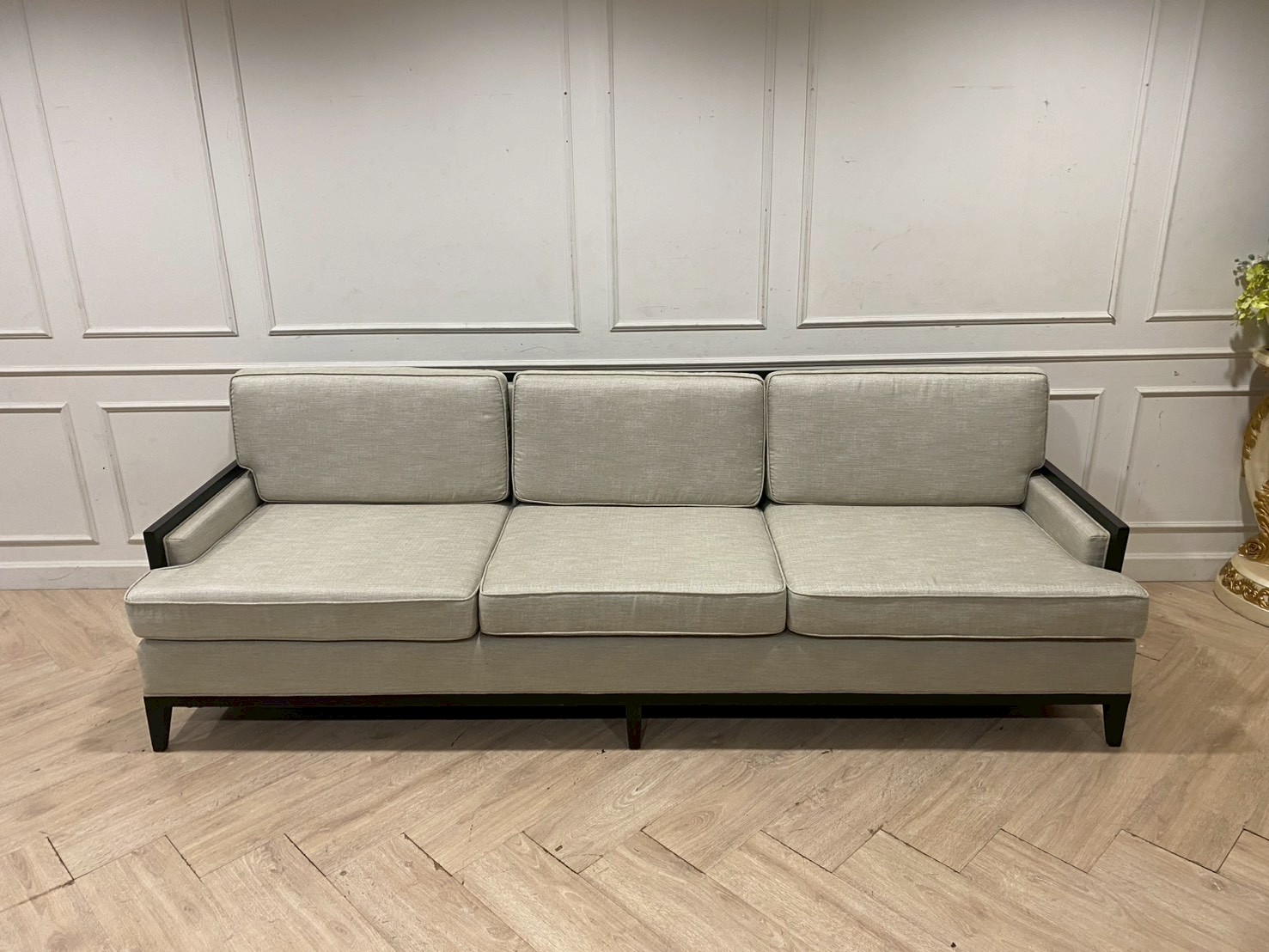 โซฟา 3 ที่นั่ง เบาะผ้า สีเทา (1)