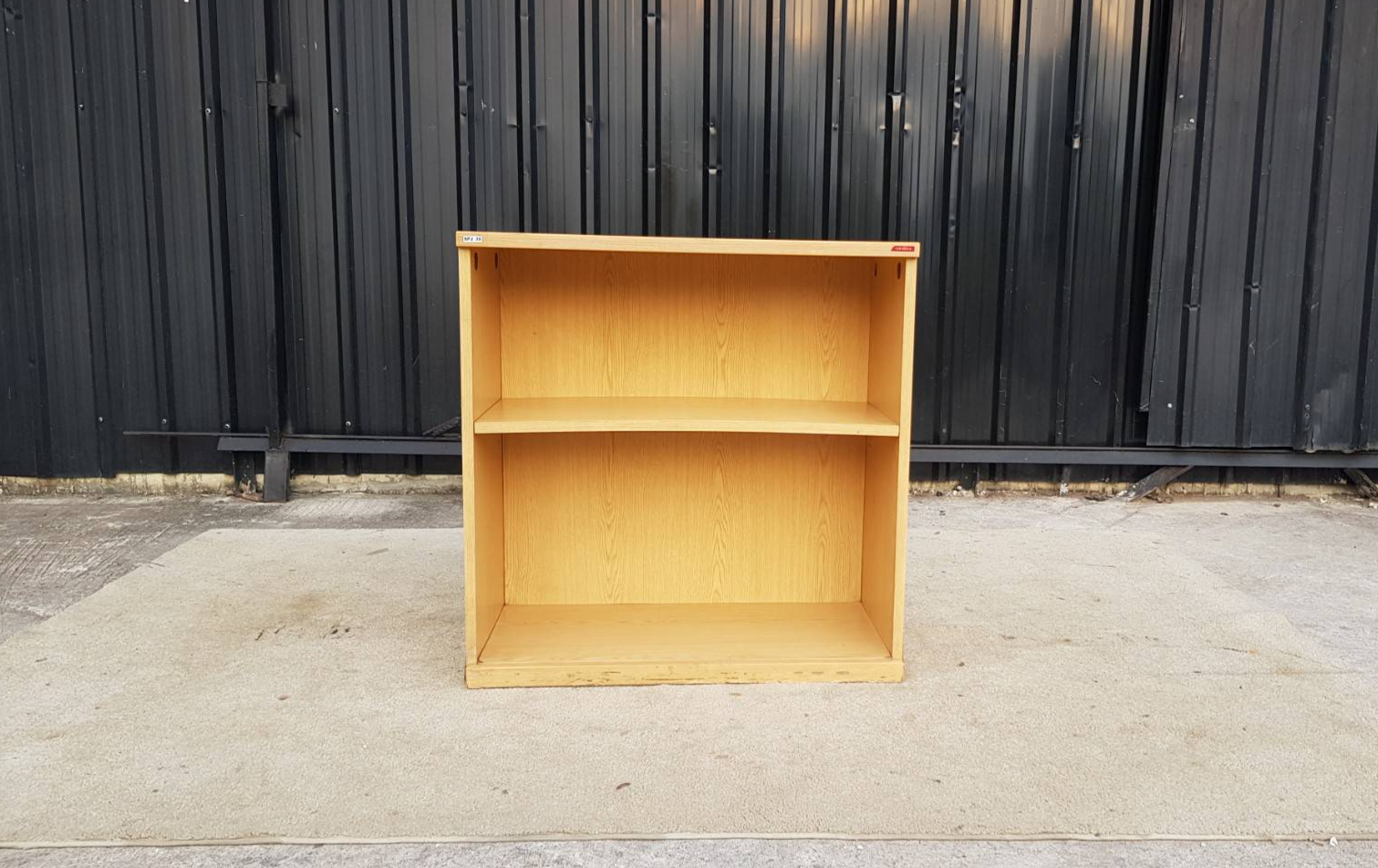 ชั้นวางเอกสาร 2 ช่อง โครงไม้ สีน้ำตาล ยี่ห้อ MOFLEX (1)