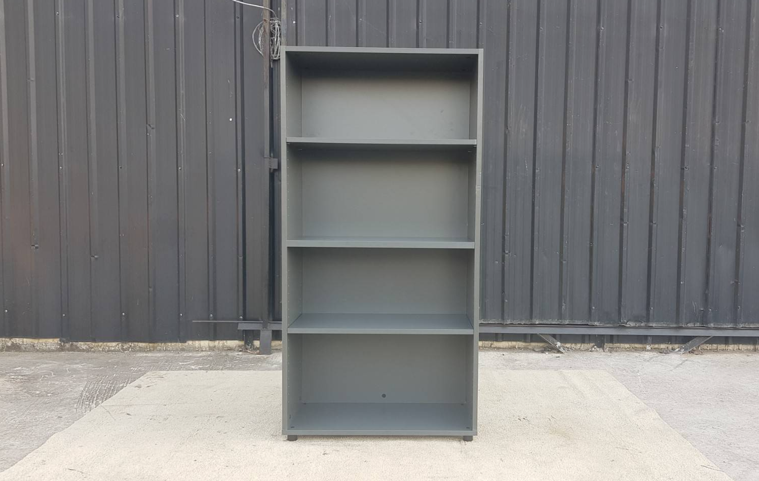 ชั้นไม้เก็บเอกสารทรงสูง สีเทาเข้ม 4 ชั้น  ยี่ห้อ Rockworth (20)_PZLB9OV94A