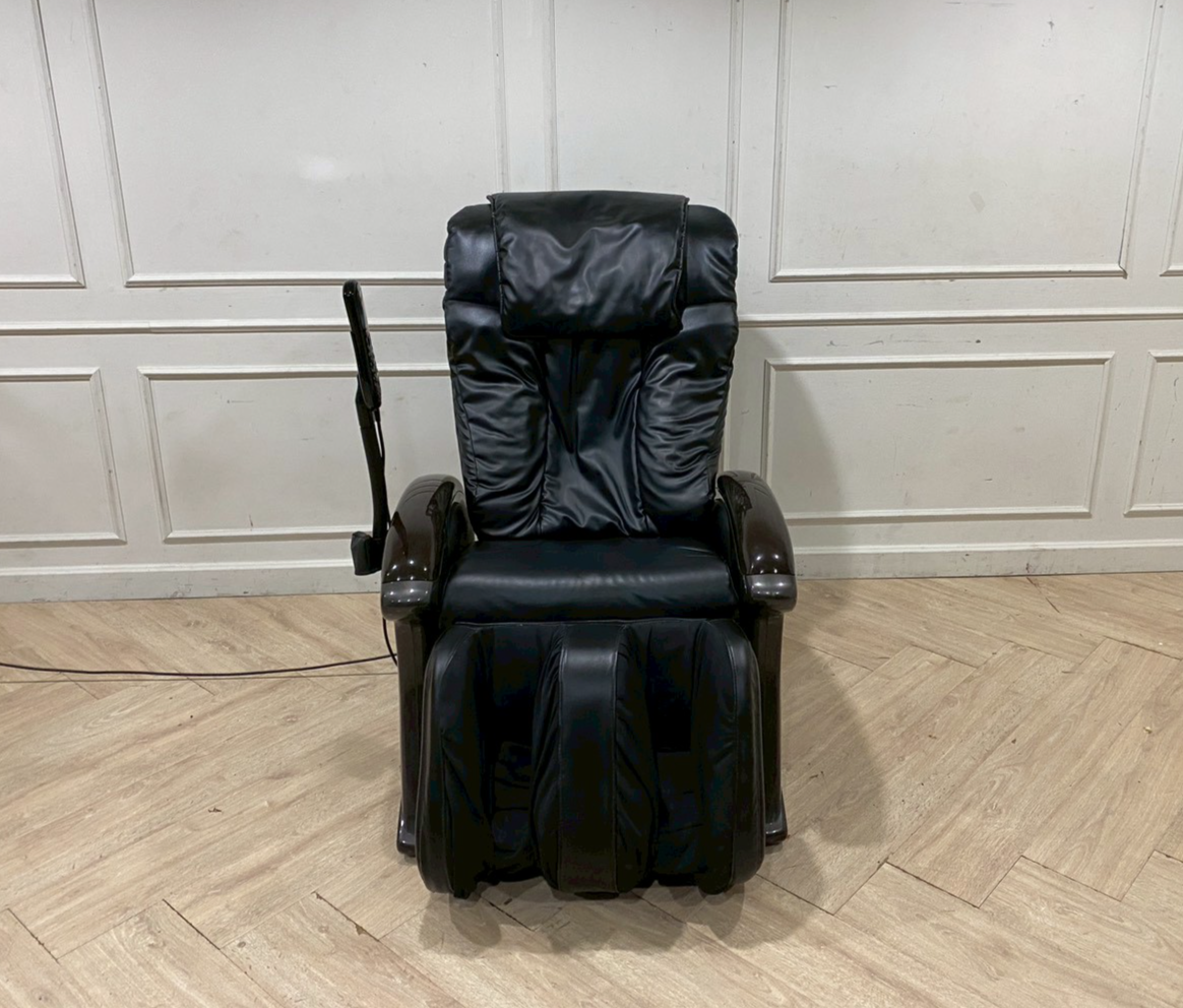 เก้าอี้นวด ปรับเอน ระบบไฟฟ้า เบาะหนัง สีดำ ยี่ห้อ AMAXS Relaxation รุ่น ME-9305 (1)