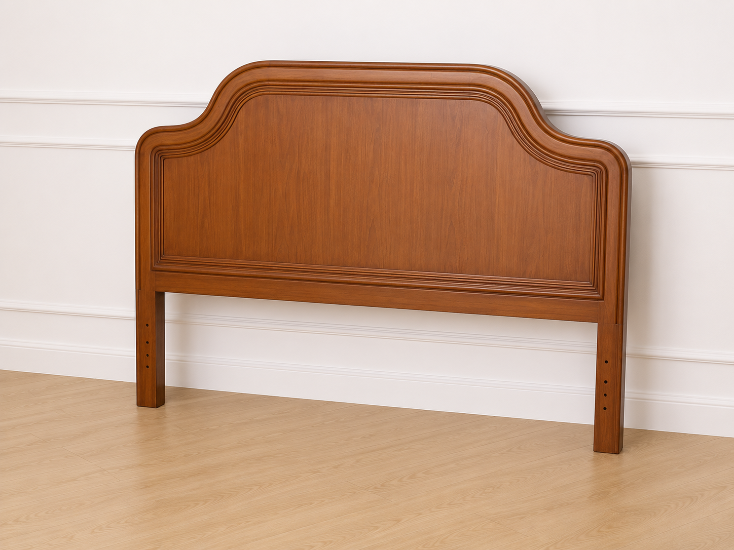 หัวเตียง โครงไม้สัก สีดำ,ขาว,น้ำตาล (Headboard) 4 ฟุต / 5 ฟุต / 6 ฟุต (101)