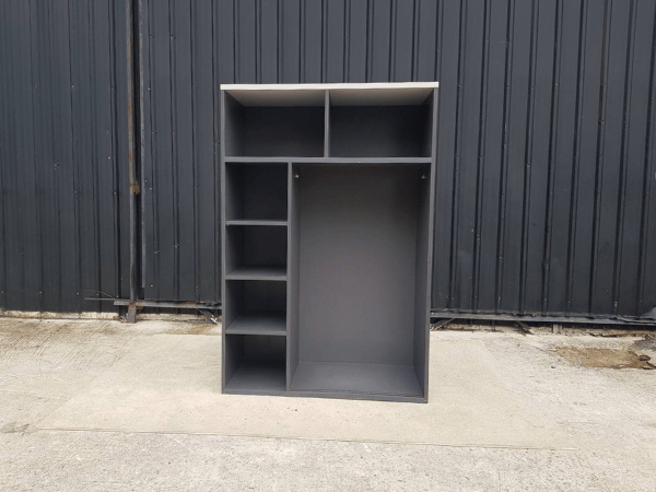 ตู้เก็บของ เอนกประสงค์ สีเทา (1)