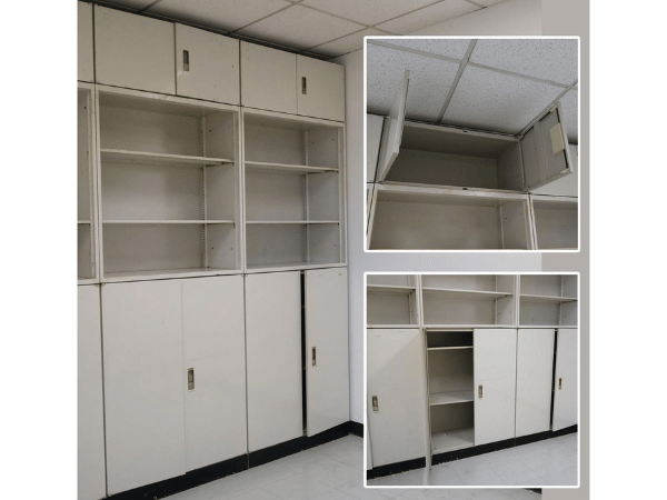 ตู้เหล็กเก็บเอกสาร Okamura ทรงสูง 4 บานเปิด 3 ชั้นวาง (10)