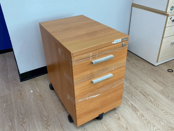 ตู้โมบาย 2 ลิ้นชัก สีน้ำตาล ยี่ห้อ Practika (1)