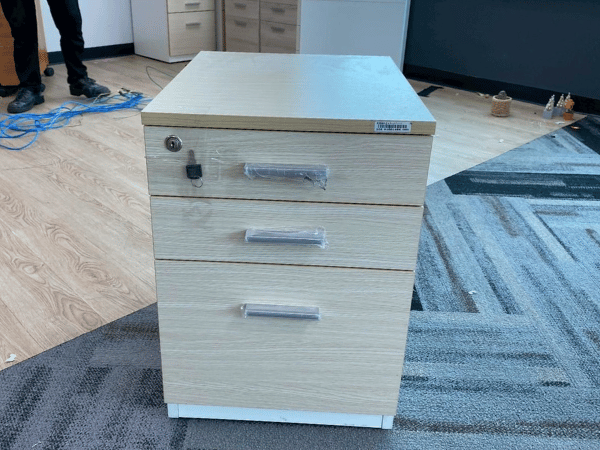 ตู้โมบาย 3 ลิ้นชัก สีครีม (4)