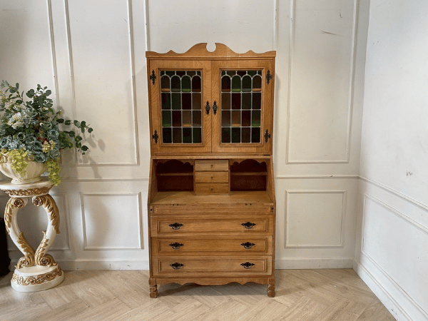 ตู้ไม้ 3 ลิ้นชัก 2 บานเปิด สไตล์วินเทจ (1)