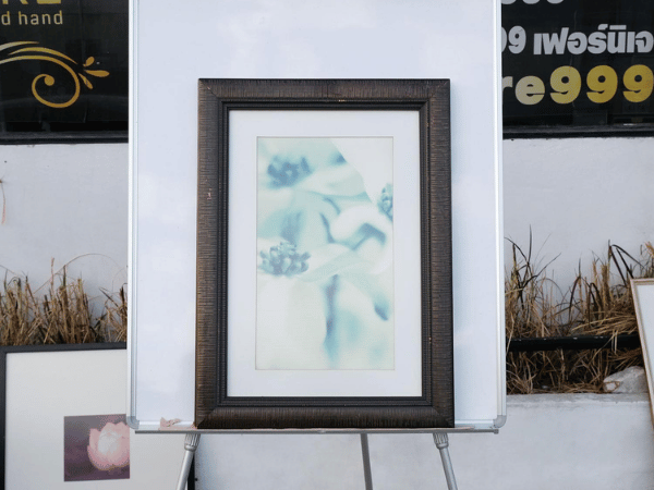 花画，棕色框 3 号