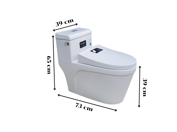 โถสุขภัณฑ์ ชักโครกเซรามิก ยี่ห้อ MOGEN *ของใหม่ยังไม่ผ่านการใช้งาน (3)