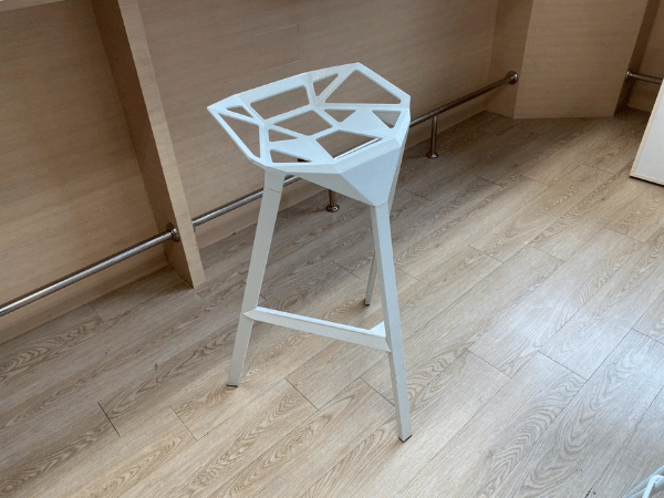 吧椅，钢架，白色_E9N86M9G3U