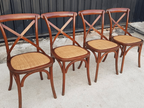 เก้าอี้รับประทานอาหาร เบาะหวาย รุ่น LOUISE LUX ธรรมชาติ (6)