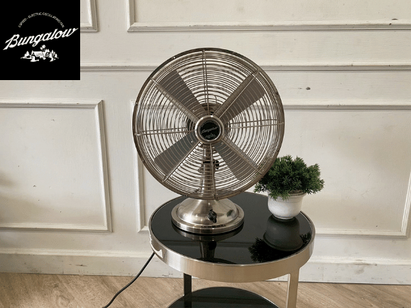 พัดลมเหล็กตั้งโต๊ะ 12 นิ้ว สไตล์วินเทจ ยี่ห้อ Bungalow Fan (1)