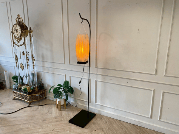 New Chinese style floor lamp living room lamp iron base