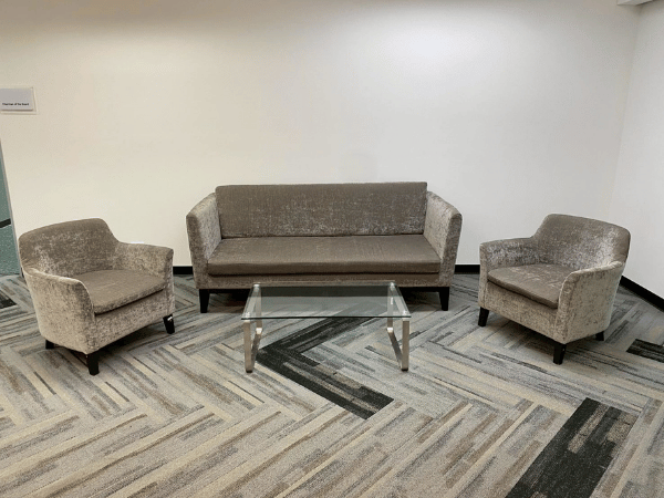 ชุดโซฟารับแขก 2+1+1 เบาะผ้า สีน้ำตาล (1)