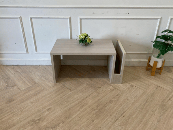 โต๊ะกลางไม้ สีเทา สไตล์โมเดิร์น (1)