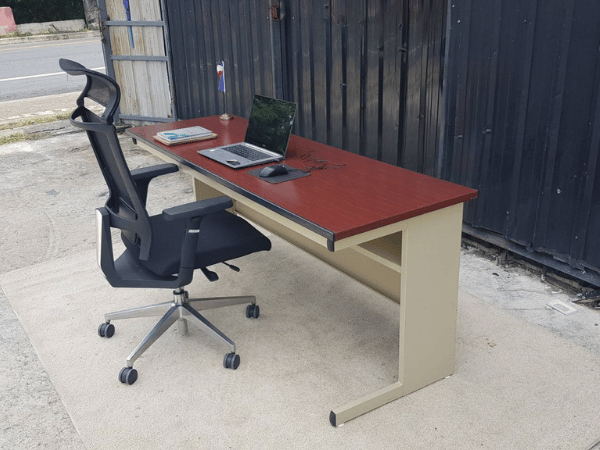 โต๊ะทำงาน โต๊ะสัมมนา โต๊ะประชุม โต๊ะอเนกประสงค์เหล็ก หน้าไม้ ยี่ห้อ KINGDOM 183 cm (41)