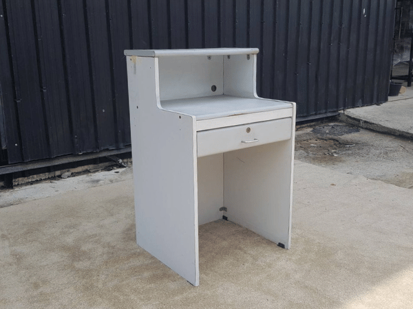 โต๊ะทำงาน 1 ลิ้นชัก สีเทา (1)