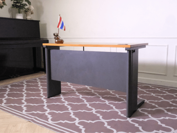 โต๊ะทำงาน โต๊ะคอมพิวเตอร์ ท็อปไม้ ขาเหล็ก rockworth ขนาด 80-120cm (91)