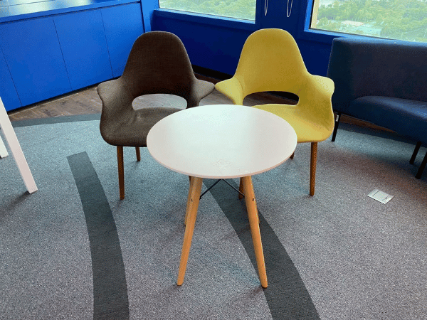 โต๊ะกลม โต๊ะคาเฟ่ สไตล์โมเดิร์น 60 cm (1)