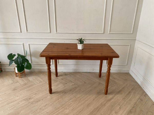 Wooden table, dining table, multipurpose table 120 cm